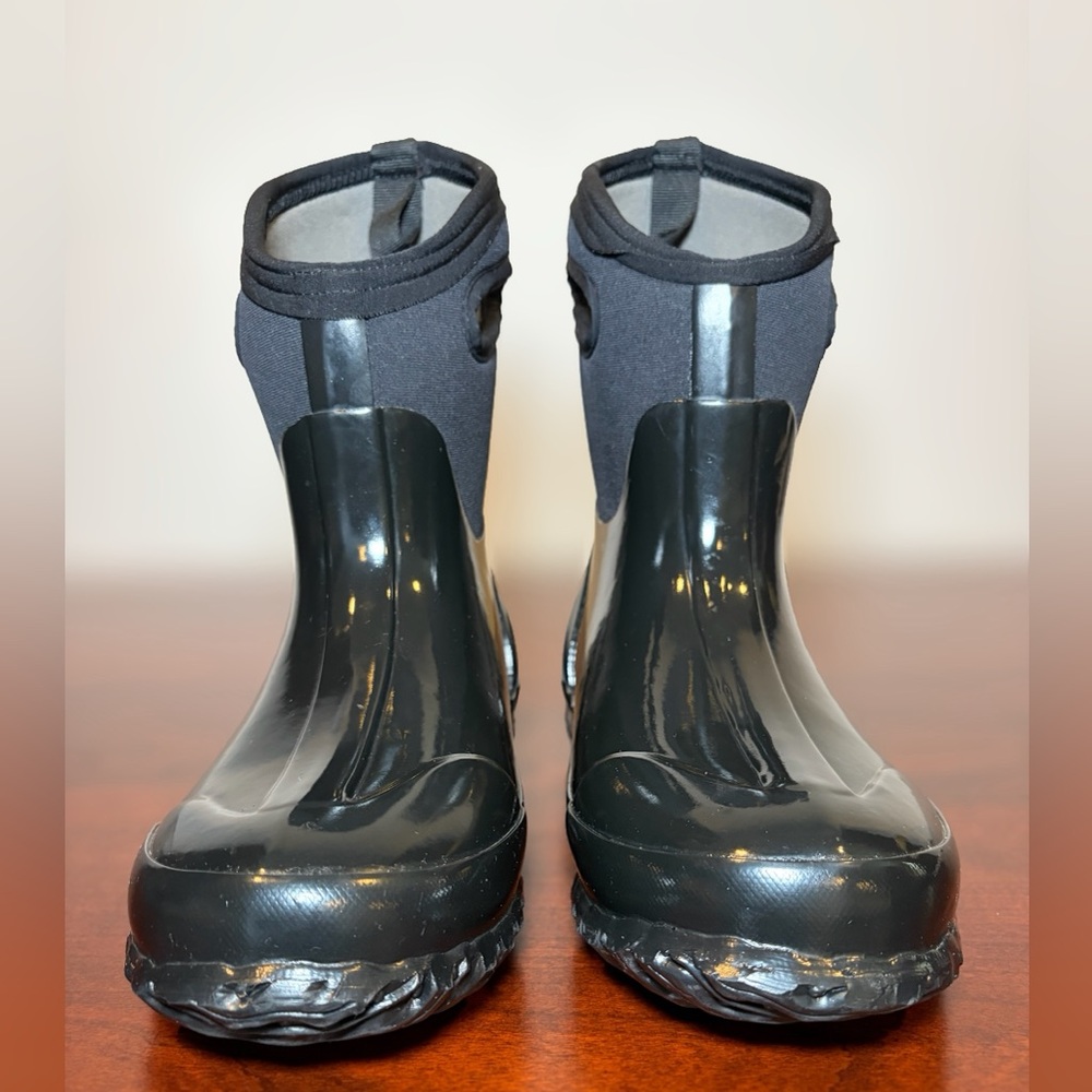 BOGS Classic Mid Shiny Waterproof Insulated Boots Black Women's 6